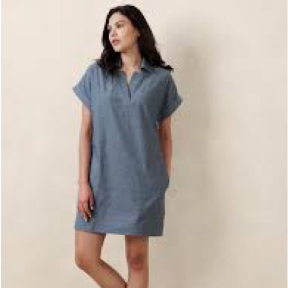 Banana Republic Chambray short sleeve dress - XS